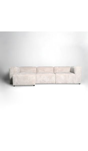 Seccional Fenway de 3 piezas con tumbona izquierda