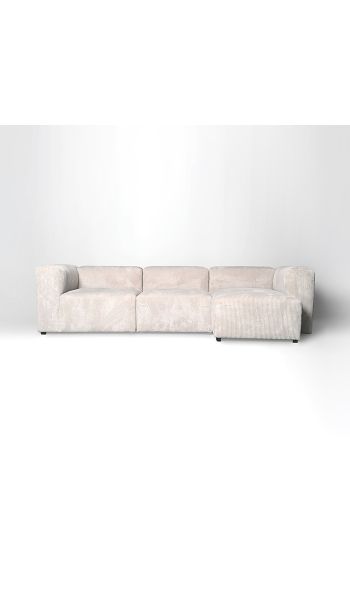 Seccional Fenway de 3 piezas con tumbona derecha