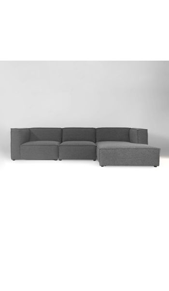 Seccional Beacon de 3 piezas con tumbona derecha