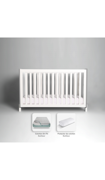 Set cuna Panello Blanca / Tablero color Gris 